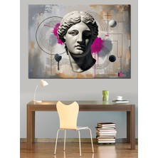Karizma Tablo Modern Sanat Tarzı Venus Büstü Dekoratif Kanvas - Mdf Ahşap Tablo