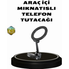 Beruflic 360° Dönebilen Katlanır Manyetik Araç Telefon Tutucu – Magsafe Uyumlu, Kompakt ve Şık Tasarım