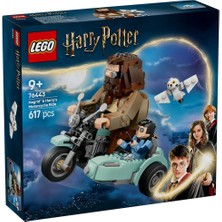 76443 LEGO Harry Potter-Hagrid ve Harrynin Motosiklet Yolculuğu 617 Parça +9 Yaş