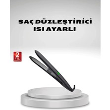 Beruflic Isı Ayarlı Saç Düzleştirici Titanyum Seramik Plaka, Dijital Ekran