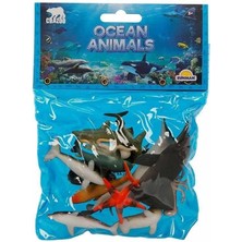 Sunman 0704 Okyanus Hayvanları Poşetli Hayvan Oyun Seti