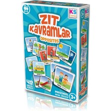 Ks Puzzle ZK238 Ks, Zıt Kavramlar Opposites