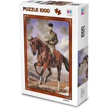 20726  Gazi Mustafa Kemal Sakarya Adlı Atıyla 1000 Parça Puzzle -Ks Puzzle