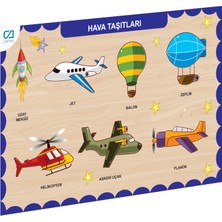 CAAHS-3202 Ca Games Ahşap Hava Taşıtları Bul-Tak