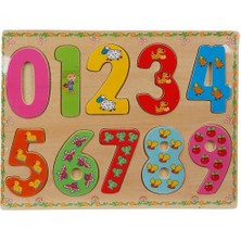 Sunman 5215 -Wooden Puzzle Numbers 10 Parça