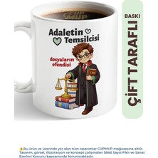 Cup Mup Avukata Hediye Kupa Bardak | Adalet Temsilcisi Dosyaların Efendisi