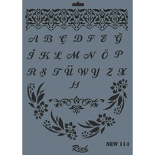 SHC4200 New Seri N-114 Stencil 35X25 cm