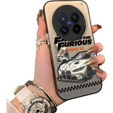 Ucuc Vivo X200 Pro Uyumlu Sert Akrilik Arka Silikon Kenar Lens Koruma Kılıf