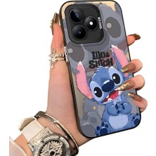 Ucuc Realme C53 Uyumlu Sert Akrilik Arka Silikon Kenar Lens Koruma Kılıf