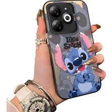 Ucuc Tecno Spark 20C Uyumlu Sert Akrilik Arka Silikon Kenar Lens Koruma Kılıf