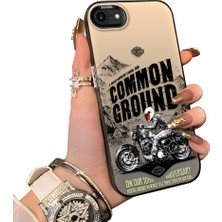 Ucuc iPhone 7/8/se 2020 2022 Uyumlu Sert Akrilik Arka Silikon Kenar Lens Koruma Kılıf
