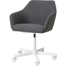 IKEA Tossberg/malskar Gunnared Koyu Gri-Beyaz Çalışma Sandalyesi