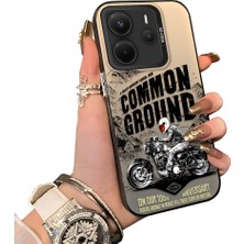 Ucuc Redmi Note 14 4g Uyumlu Sert Akrilik Arka Silikon Kenar Lens Koruma Kılıf