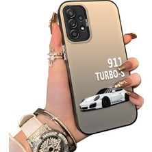 Ucuc Samsung Galaxy A52/A52S Uyumlu Sert Akrilik Arka Silikon Kenar Lens Koruma Kılıf