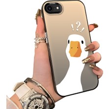 Ucuc iPhone 7/8/se 2020 2022 Uyumlu Sert Akrilik Arka Silikon Kenar Lens Koruma Kılıf
