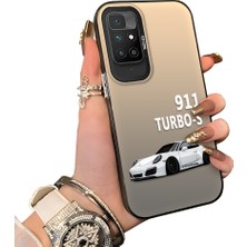 Ucuc Redmi 10 Uyumlu Sert Akrilik Arka Silikon Kenar Lens Koruma Kılıf