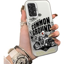 Ucuc Samsung Galaxy A52 5g Uyumlu Sert Akrilik Arka Silikon Kenar Lens Koruma Kılıf