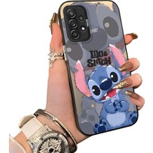 Ucuc Samsung Galaxy A52/A52S Uyumlu Sert Akrilik Arka Silikon Kenar Lens Koruma Kılıf