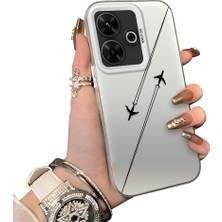 Ucuc Redmi 13 4g Uyumlu Sert Akrilik Arka Silikon Kenar Lens Koruma Kılıf