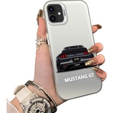 Ucuc iPhone 12 Uyumlu Sert Akrilik Arka Silikon Kenar Lens Koruma Kılıf