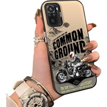 Ucuc Redmi Note 10 4g Uyumlu Sert Akrilik Arka Silikon Kenar Lens Koruma Kılıf