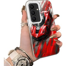 Ucuc Samsung Galaxy S25 Fe Uyumlu Sert Akrilik Arka Silikon Kenar Lens Koruma Kılıf