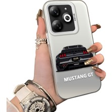 Ucuc Tecno Spark 20 Uyumlu Sert Akrilik Arka Silikon Kenar Lens Koruma Kılıf