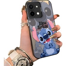 Ucuc Vivo Y28 4g Uyumlu Sert Akrilik Arka Silikon Kenar Lens Koruma Kılıf