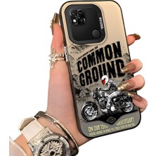 Ucuc Redmi 9c Uyumlu Sert Akrilik Arka Silikon Kenar Lens Koruma Kılıf