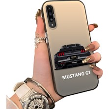 Ucuc Samsung Galaxy A50/A50S/A30S Uyumlu Sert Akrilik Arka Silikon Kenar Lens Koruma Kılıf