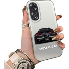 Ucuc Oppo A60 Uyumlu Sert Akrilik Arka Silikon Kenar Lens Koruma Kılıf