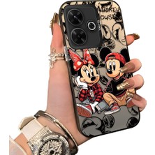 Ucuc Redmi 13 Uyumlu Sert Akrilik Arka Silikon Kenar Lens Koruma Kılıf