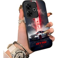 Ucuc Redmi 13X Uyumlu Sert Akrilik Arka Silikon Kenar Lens Koruma Kılıf