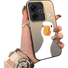 Ucuc Redmi 13 4g Uyumlu Sert Akrilik Arka Silikon Kenar Lens Koruma Kılıf