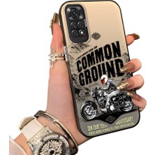 Ucuc Redmi Note 11S Uyumlu Sert Akrilik Arka Silikon Kenar Lens Koruma Kılıf
