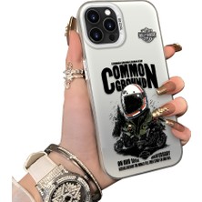 Ucuc iPhone 15 Pro Max Uyumlu Sert Akrilik Arka Silikon Kenar Lens Koruma Kılıf