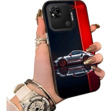 Ucuc Redmi 9c Uyumlu Sert Akrilik Arka Silikon Kenar Lens Koruma Kılıf