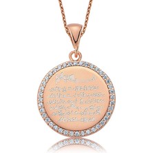 Katre46 Gümüş Ayetel Kürsi Bayan Kolye