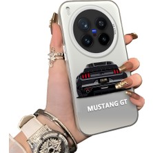 Ucuc Vivo X300 Pro Uyumlu Sert Akrilik Arka Silikon Kenar Lens Koruma Kılıf