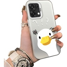 Ucuc Oppo A6 Pro 4g/5g Uyumlu Sert Akrilik Arka Silikon Kenar Lens Koruma Kılıf