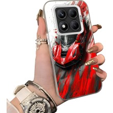 Ucuc Redmi Note 14 Pro 5g Uyumlu Sert Akrilik Arka Silikon Kenar Lens Koruma Kılıf