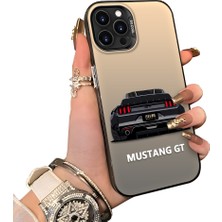 Ucuc iPhone 15 Pro Uyumlu Sert Akrilik Arka Silikon Kenar Lens Koruma Kılıf