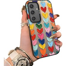 Ucuc Samsung Galaxy S24 Uyumlu Sert Akrilik Arka Silikon Kenar Lens Koruma Kılıf