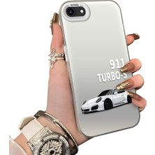 Ucuc iPhone 7/8/se 2020 2022 Uyumlu Sert Akrilik Arka Silikon Kenar Lens Koruma Kılıf