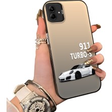 Ucuc Samsung Galaxy A04 Uyumlu Sert Akrilik Arka Silikon Kenar Lens Koruma Kılıf