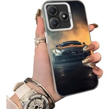 Ucuc Realme Note 60 Uyumlu Sert Akrilik Arka Silikon Kenar Lens Koruma Kılıf