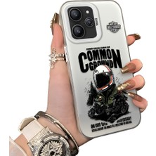 Ucuc Redmi 12 4g Uyumlu Sert Akrilik Arka Silikon Kenar Lens Koruma Kılıf