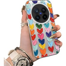 Ucuc Vivo X300 Pro Uyumlu Sert Akrilik Arka Silikon Kenar Lens Koruma Kılıf