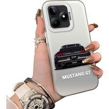 Ucuc Realme Note 50 Uyumlu Sert Akrilik Arka Silikon Kenar Lens Koruma Kılıf