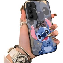 Ucuc Samsung Galaxy A35 Uyumlu Sert Akrilik Arka Silikon Kenar Lens Koruma Kılıf